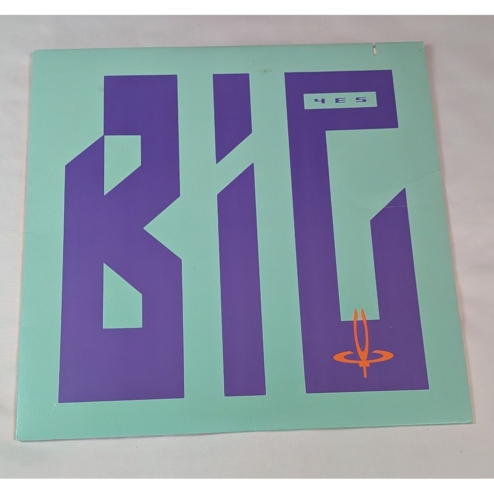 Yes Big Generator Vinyl LP Record 12" Teal Purple 1987 ATCO 90522-1 Good Rock